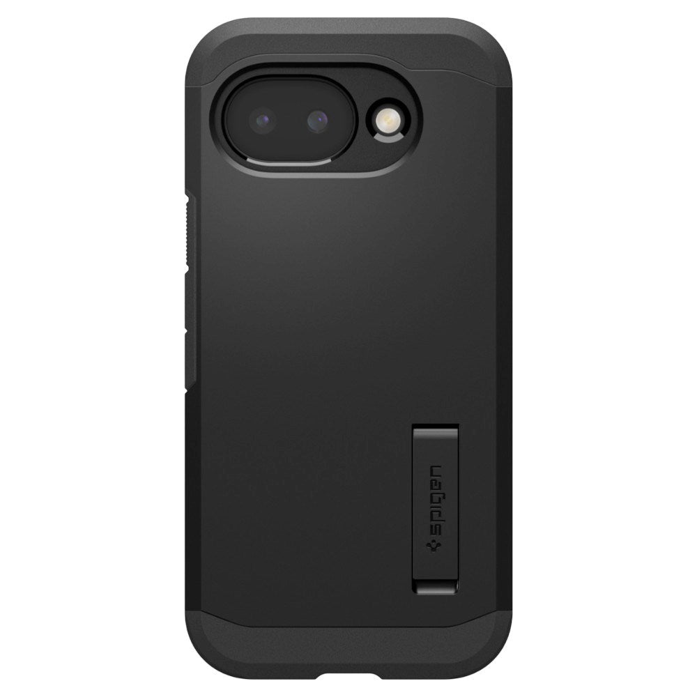 Google Pixel 10a Spigen Tough Armor Hybrid Skal m. Stativfunktion - MagSafe Kompatibel - Svart