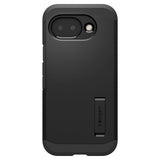Google Pixel 10a Spigen Tough Armor Hybrid Skal m. Stativfunktion - MagSafe Kompatibel - Svart
