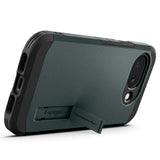 Google Pixel 10a Spigen Tough Armor Hybrid Skal m. Stativfunktion - MagSafe Kompatibel - Grön