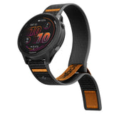 Spigen Athlex Air Universal Nylonrem (22mm) - Svart / Orange