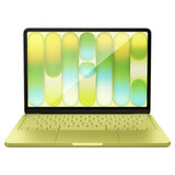 MacBook Neo 13 A18 Pro (2026) Spigen Glass tR Slim Härdat Skärmskyddsglas - Genomskinlig / Svart Kant