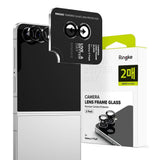 Samsung Galaxy Z Flip8 Ringke Kameralinsskydd m. Monteringsram - 2 st - Svart
