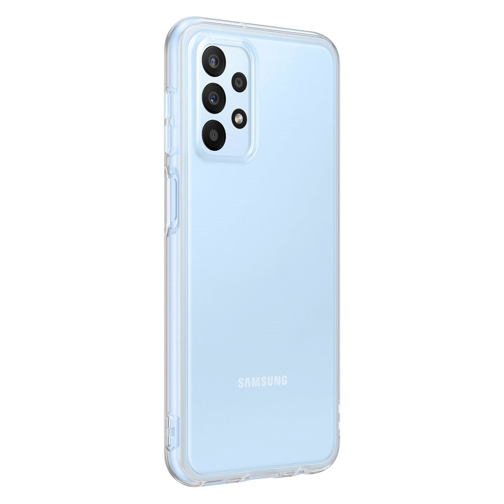 Original Samsung Galaxy A23 (5G) Soft Clear TPU Skal EF-QA235TTEGWW - Genomskinlig