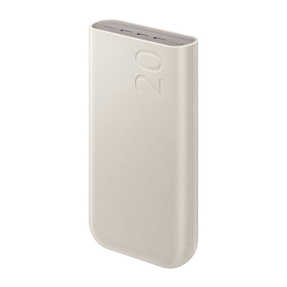 Samsung Battery Pack med 20.000 mAh Powerbank 45W och USB-C Kabel 30cm - Beige