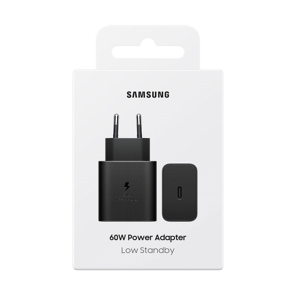 Original Samsung 60W Väggladdare m. 1x USB-C - Svart