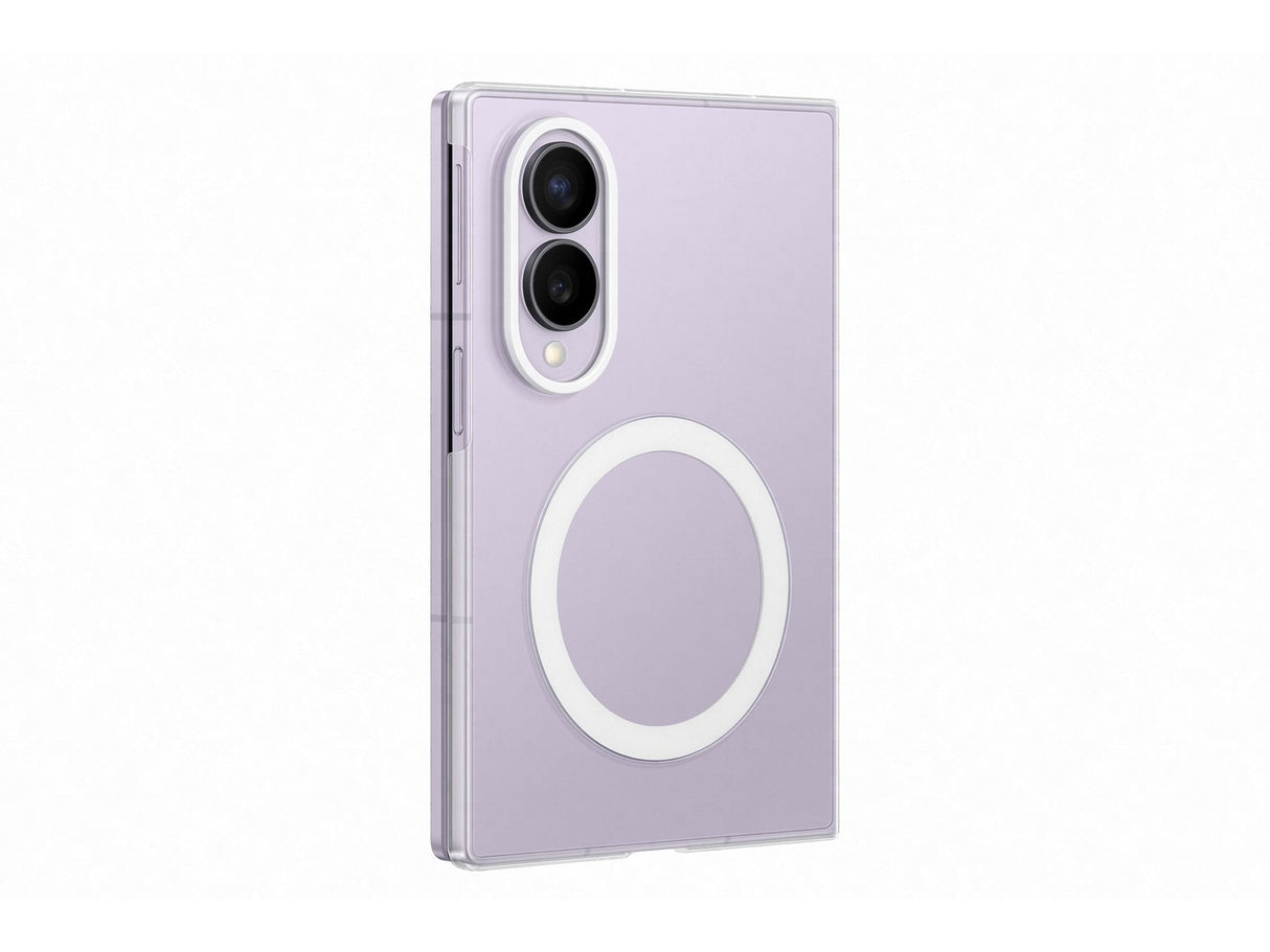 Original Samsung Galaxy Z Fold8 Skal Clear Magnet Case med Skyddsfilm - Transparent