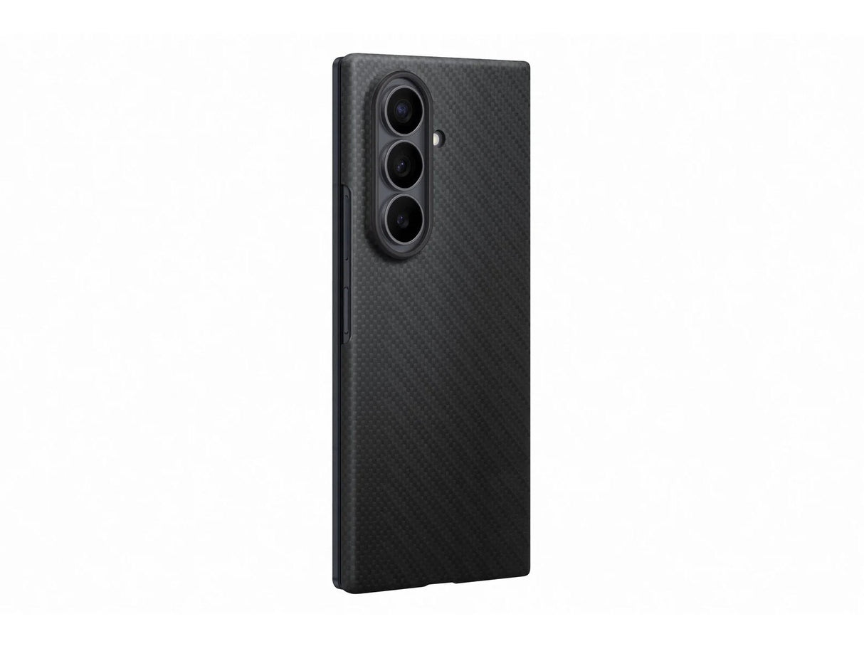Original Samsung Galaxy Z Fold8 Ultra Carbon Magnet Case med Skyddsfilm - Svart