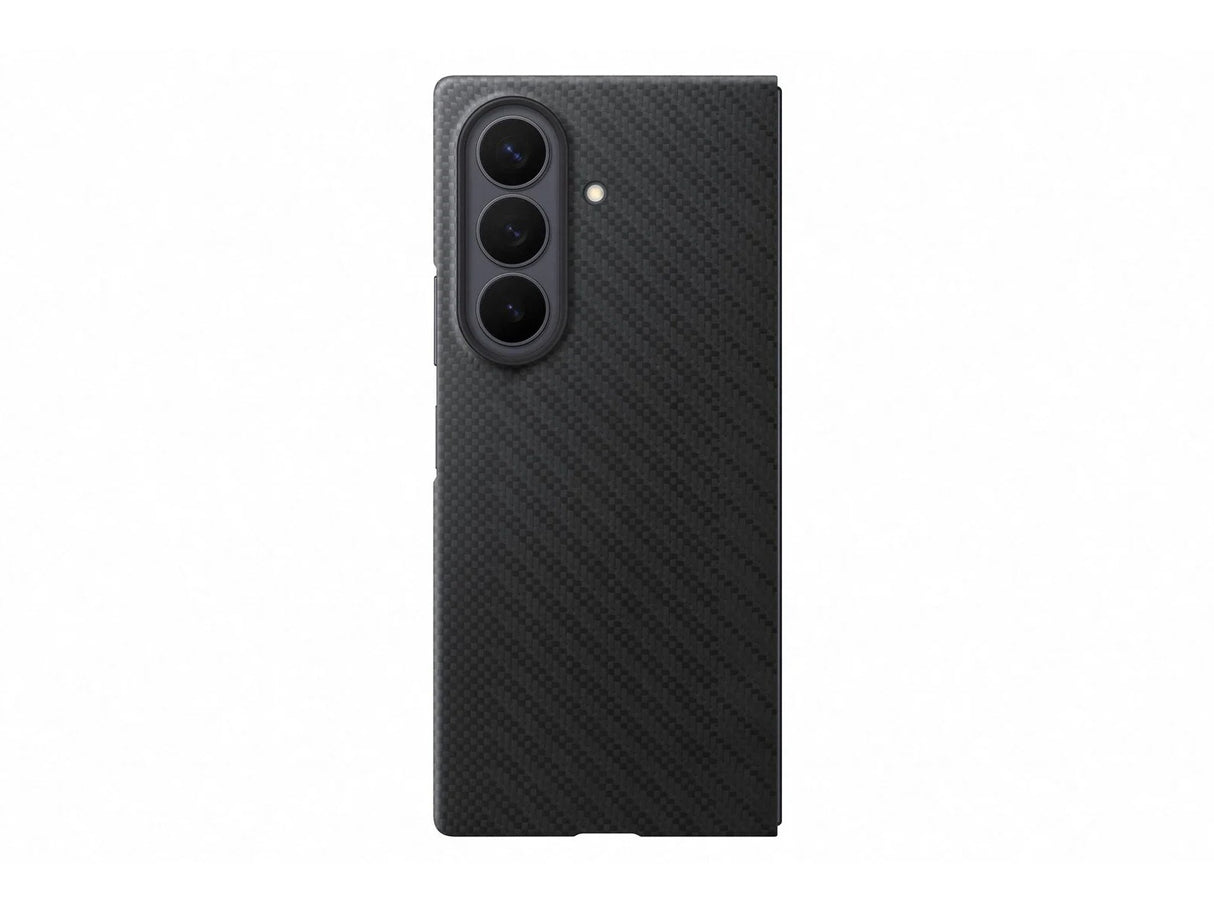 Original Samsung Galaxy Z Fold8 Ultra Carbon Magnet Case med Skyddsfilm - Svart