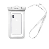 Spigen A600 Universal Waterproof Case Pouch - Vit / Transparent (Max. Telefon: 163 x 90mm)