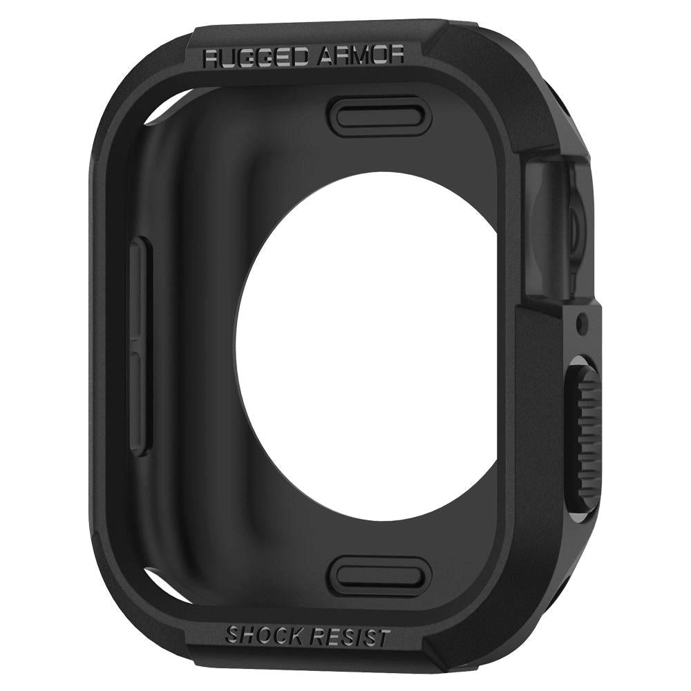 Apple Watch (SE/6/5/4 44mm) Spigen Rugged Armor Skal TPU - Svart