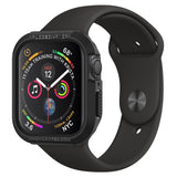 Apple Watch (SE/6/5/4 44mm) Spigen Rugged Armor Skal TPU - Svart