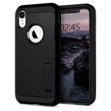 iPhone XR Spigen Tough Armor Hybrid Skal m. Kickstand - Svart