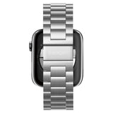 Apple Watch (42/44/SE/45/46/49mm) Spigen Modern Fit Band - Rem Rostfritt Stål inklusive Stift - Silver