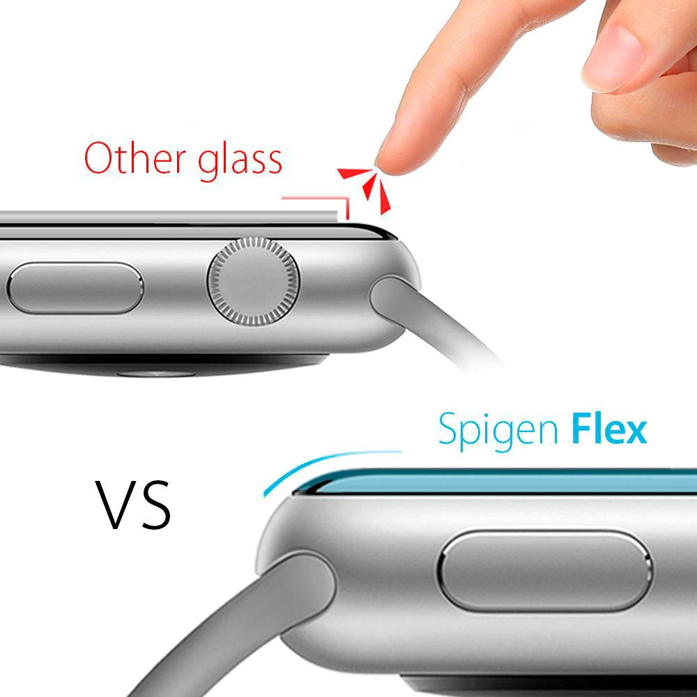 Spigen Apple Watch (41 / 40 mm) NeoFlex Skyddsfilm - 3-pack - Transparent