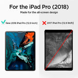 iPad Pro 12.9" (2022 / 2021 / 2020 / 2018) Spigen Glass.Tr Slim Skärmskydd - Härdat Glas - Genomskinlig