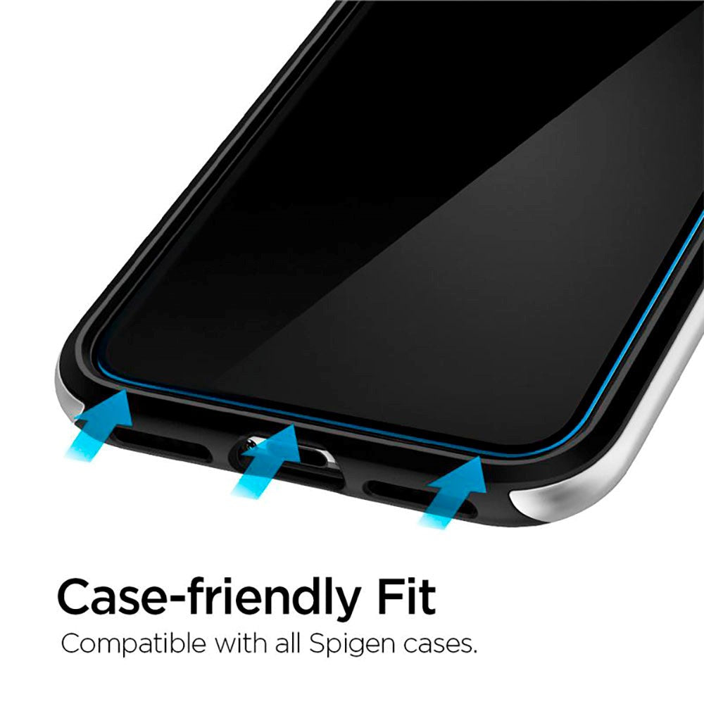 iPhone 11 / XR Spigen Skärmskydd 2-Pack - Transparent