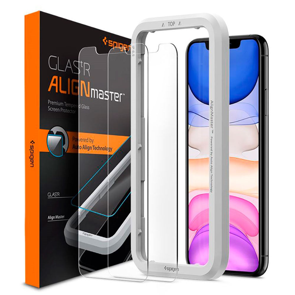 iPhone 11 / XR Spigen Skärmskydd 2-Pack - Transparent