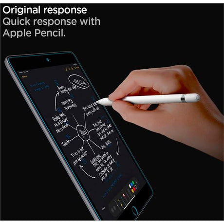 iPad 10.2" (2021 / 2020 / 2019) Spigen Glass.Tr Slim Skärmskydd - Härdat Glas - Genomskinlig