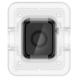 Apple Watch (38/40/SE/41/42mm) Spigen EZ Fit Flex Skärmskydd - 2 St. - Genomskinlig / Svart Kant