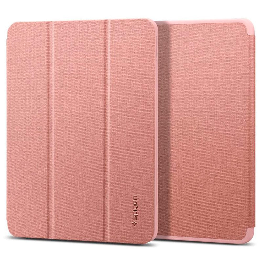 iPad Air 10.9-11" (2024-2020) Spigen Urban Fit Tyg Fodral m. Pennhållare - Rose Gold