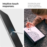 iPad Air (2022 / 2020) / Pro 11" (2022 / 2021 / 2020 / 2018) Spigen Paper Touch Pro Skärmskydd med Monteringssats - Case Friendly - Genomskinlig