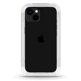 iPhone 13 Mini Spigen EZ Fit Glas.tR Skärmskydd 2. Stk - Case Friendly - Genomskinlig