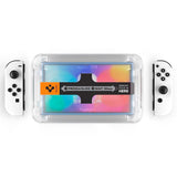 Nintendo Switch OLED Spigen EZ Fit Glas.tR Skärmskydd - 2-Pack - Genomskinlig