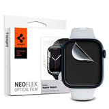 Spigen Apple Watch (45 / 44 mm) NeoFlex Skyddsfilm - 3-pack - Transparent