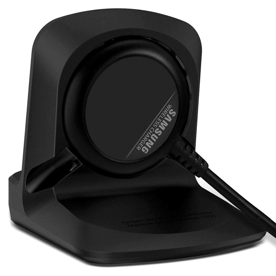 Spigen S353 Night Stand till Samsung Galaxy Watch 5 / 5 Pro / 6 - Laddarstativ - Svart