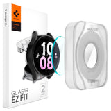 Spigen Samsung Galaxy Watch 5 Pro (45mm) EZ Fit GLAS.tR Skärmskydd - 2-Pack - Genomskinlig