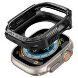 Apple Watch Ultra 3 / 2 / 1 (49mm) Spigen Rugged Armor Skal - Svart