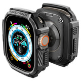 Apple Watch Ultra 3 / 2 / 1 (49mm) Spigen Rugged Armor Skal - Svart