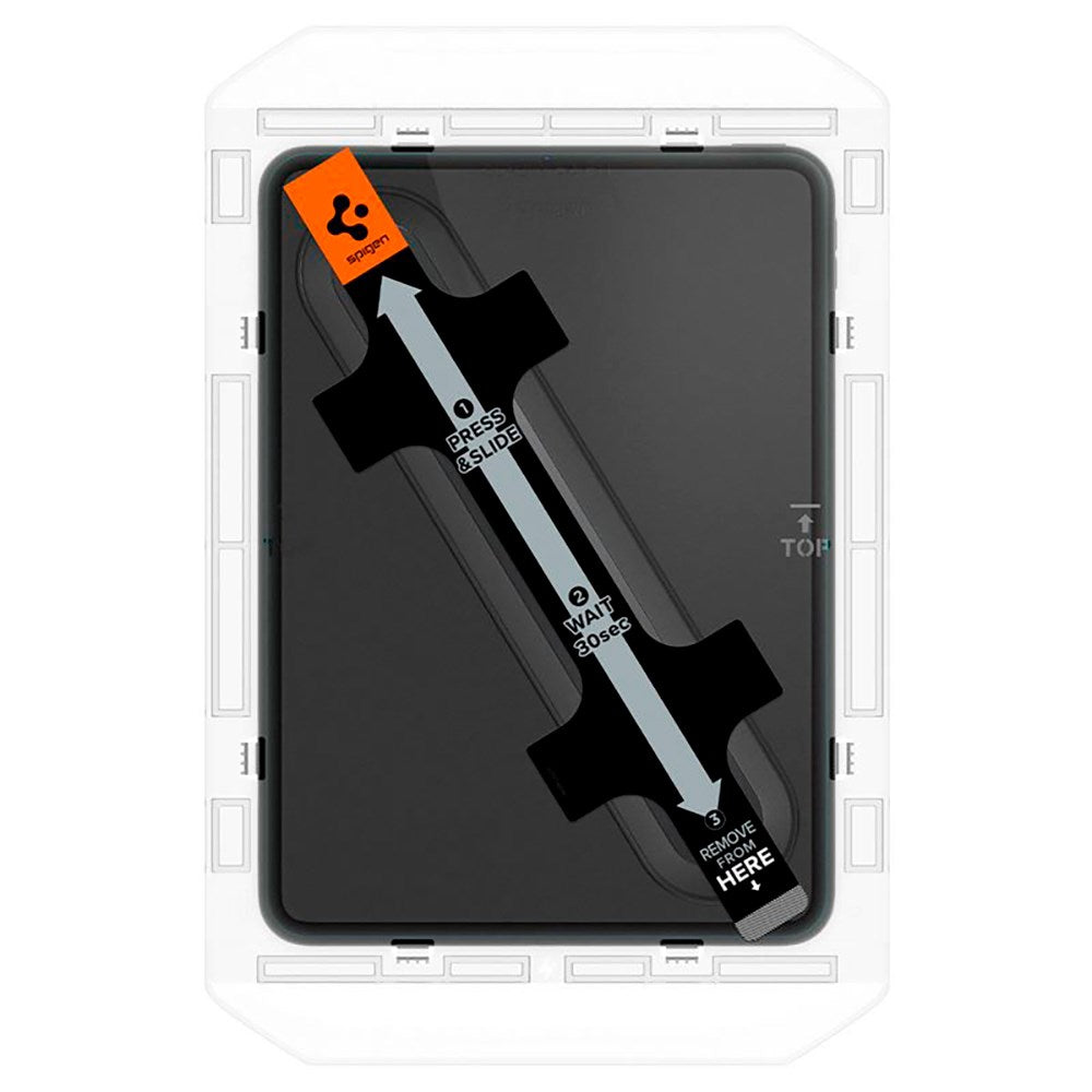 iPad 10.9" (2022) Spigen EZ Fit Glas.tR Skärmskydd - Case Friendly - Genomskinlig