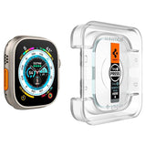 Spigen Apple Watch Ultra 1 / 2 (49mm) EZ Fit GLAS.tR Skärmskydd - 2-Pack - Transparent