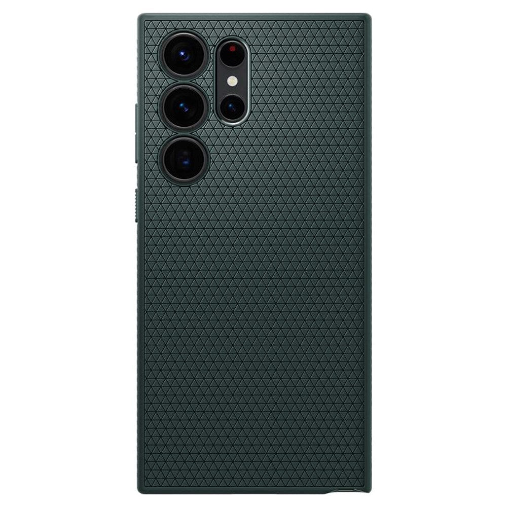 Samsung Galaxy S23 Ultra Spigen Liquid Air - Flexibelt Plast Skal - Grön