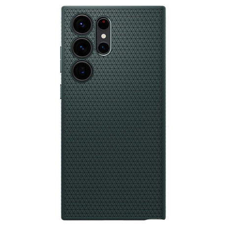 Samsung Galaxy S23 Ultra Spigen Liquid Air - Flexibelt Plast Skal - Grön