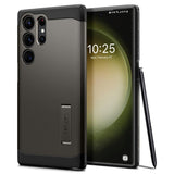 Samsung Galaxy S23 Ultra Spigen Tough Armor Skal - Gunmetal