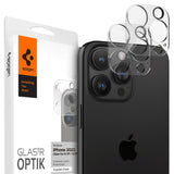 iPhone 16 Pro / 16 Pro Max / 15 Pro / 15 Pro Max / 14 Pro / 14 Pro Max Spigen Glass tR Optik Kameraskyddsglas - 2 st - Genomskinlig