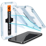 Samsung Galaxy S23 Spigen EZ Fit Glas.tR Skärmskydd 2. Stk - Case Friendly - Genomskinlig