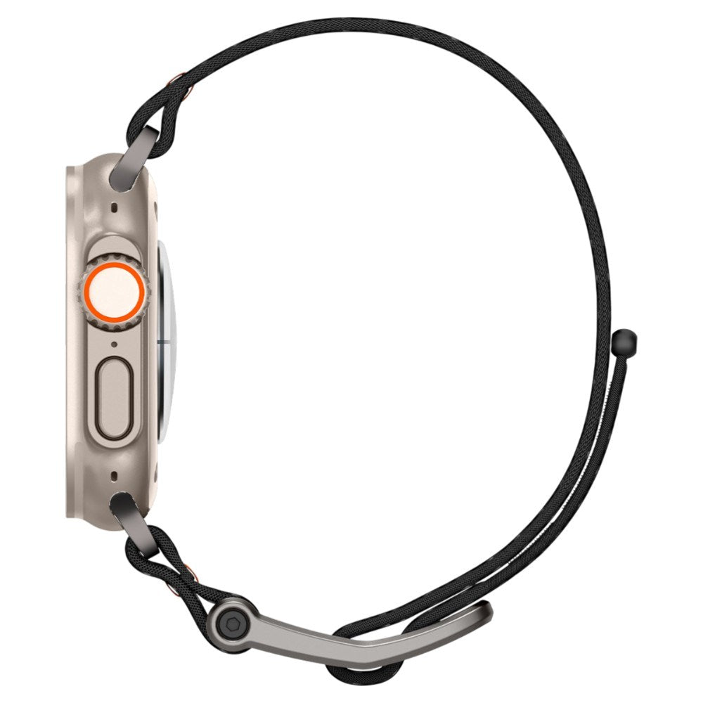 Apple Watch (42/44/SE/45/46/49mm) Spigen DuraPro Flex Nylon Armband - Svart