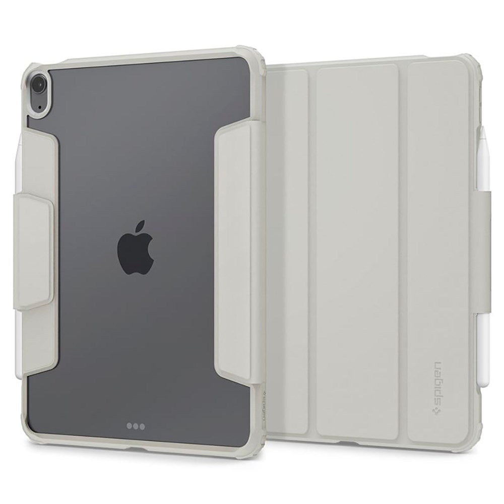 iPad Air 10.9-11" (2024-2020) Spigen Air Skin Pro Läder Flip Fodral - Grå