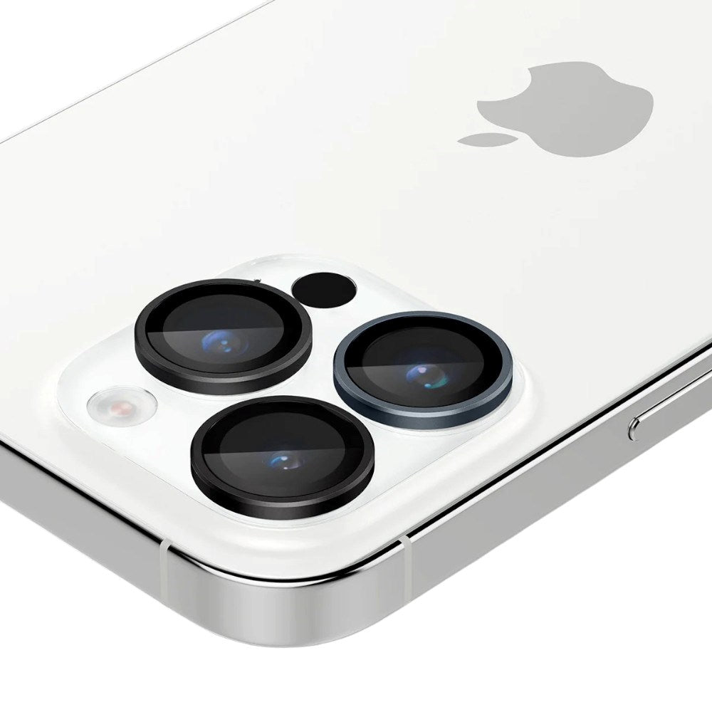 iPhone 17 Pro / 17 Pro Max / 16 Pro / 16 Pro Max / 15 Pro / 15 Pro Max / 14 Pro / 14 Pro Max Spigen Glass tR EZ Fit Optik Pro Kameralinsskyddsglas - 2 st - Genomskinlig