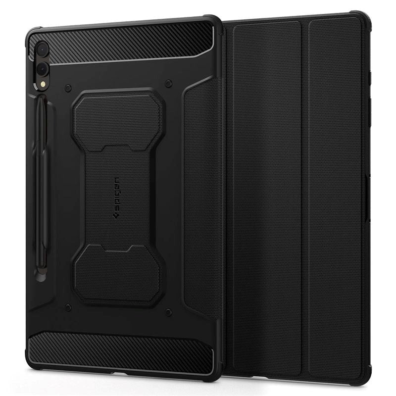 Samsung Galaxy Tab S9+ (Plus) Spigen Rugged Armor Pro Fodral - Svart