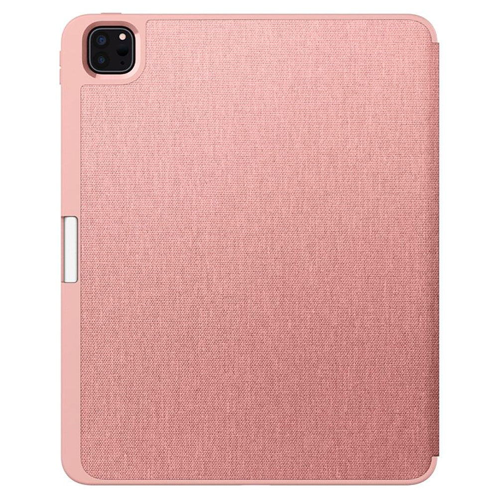 iPad Pro 13" (2024) Spigen Urban Fit Fodral med Stylus Pen Hållare - Tyg - Rose Gold