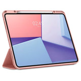 iPad Pro 13" (2024) Spigen Urban Fit Fodral med Stylus Pen Hållare - Tyg - Rose Gold