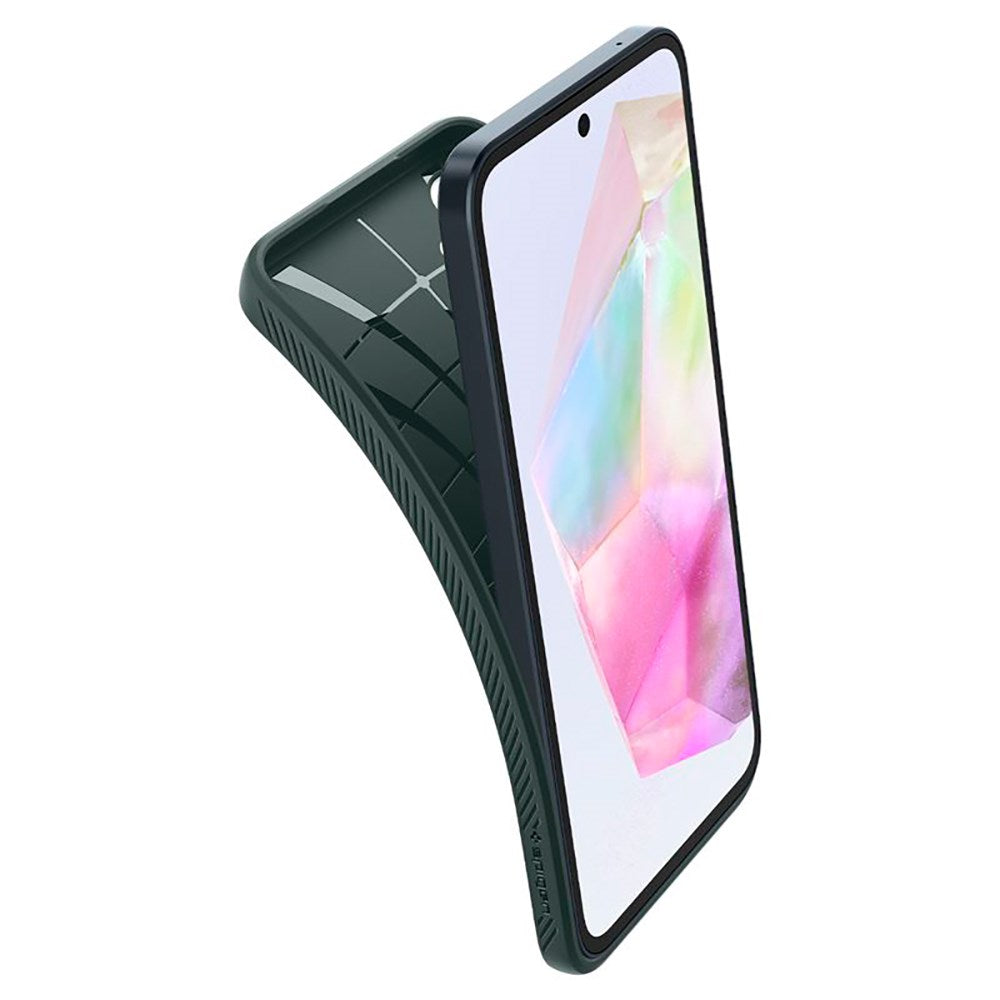 Samsung Galaxy A35 (5G) Spigen Liquid Air Skal - Grön