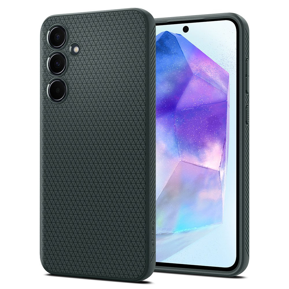 Samsung Galaxy A55 (5G) Spigen Liquid Air Skal - Grön