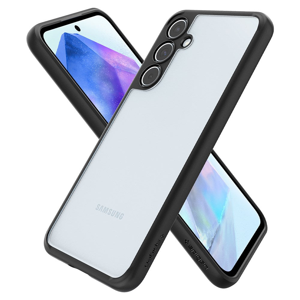 Samsung Galaxy A55 (5G) Spigen Ultra Hybrid Skal - Genomskinlig / Svart