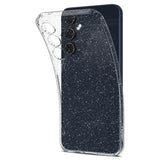 Samsung Galaxy A55 (5G) Spigen Liquid Crystal Skal - Transparent / Glitter