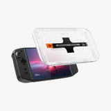 Lenovo Legion GO Spigen EZ Fit Glas.tR Skärmskydd - Case Friendly - Genomskinlig